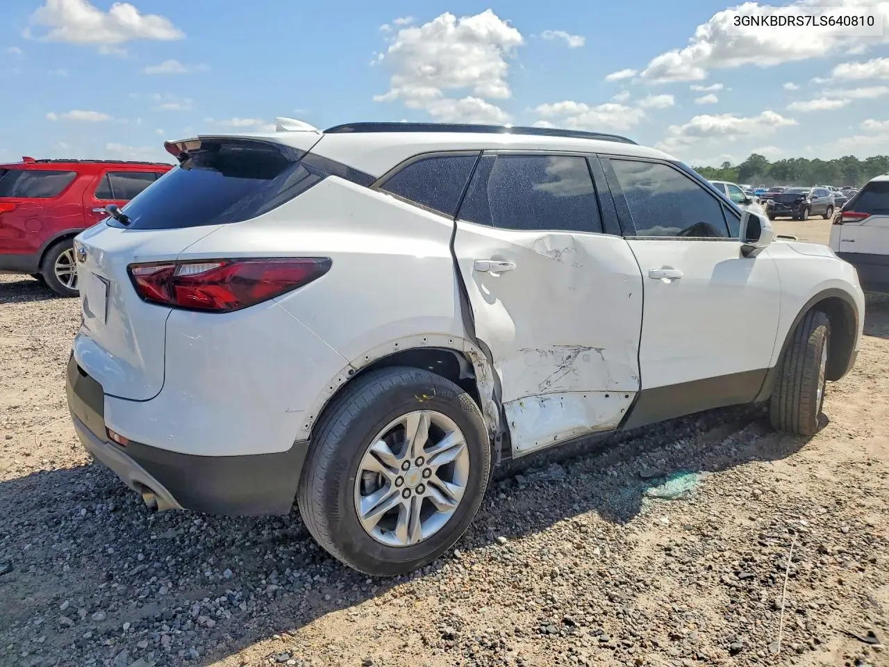 2020 Chevrolet Blazer 3Lt VIN: 3GNKBDRS7LS640810 Lot: 60216646