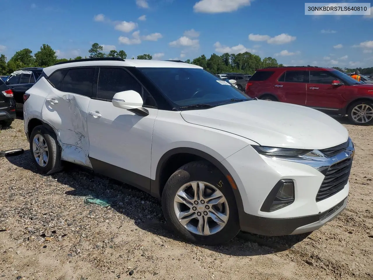 2020 Chevrolet Blazer 3Lt VIN: 3GNKBDRS7LS640810 Lot: 60216646
