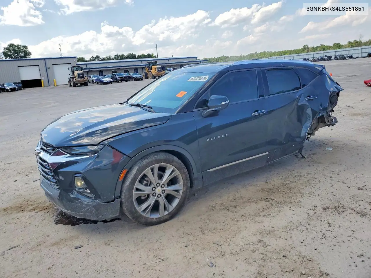2020 Chevrolet Blazer Premier VIN: 3GNKBFRS4LS561851 Lot: 60475046