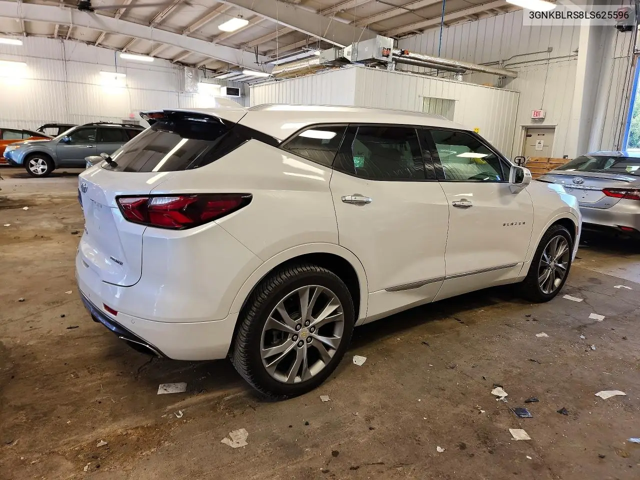 2020 Chevrolet Blazer Premier VIN: 3GNKBLRS8LS625596 Lot: 60900086