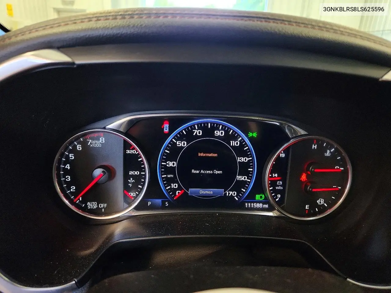 2020 Chevrolet Blazer Premier VIN: 3GNKBLRS8LS625596 Lot: 60900086