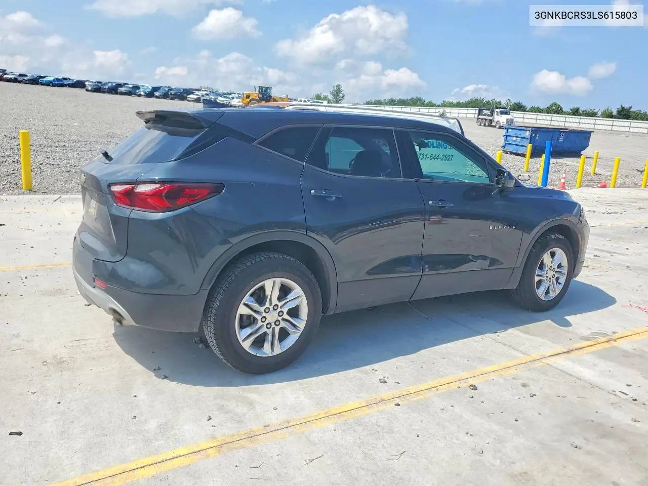 2020 Chevrolet Blazer 2Lt VIN: 3GNKBCRS3LS615803 Lot: 60968056