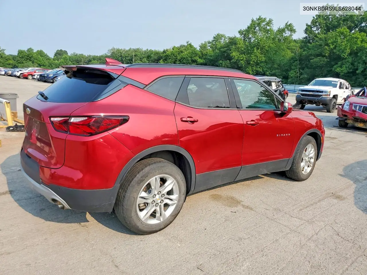 2020 Chevrolet Blazer 3Lt VIN: 3GNKBDRS9LS628044 Lot: 60995196