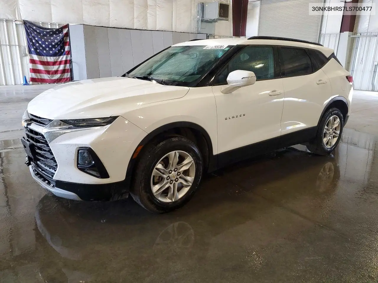 2020 Chevrolet Blazer 2Lt VIN: 3GNKBHRS7LS700477 Lot: 61129536