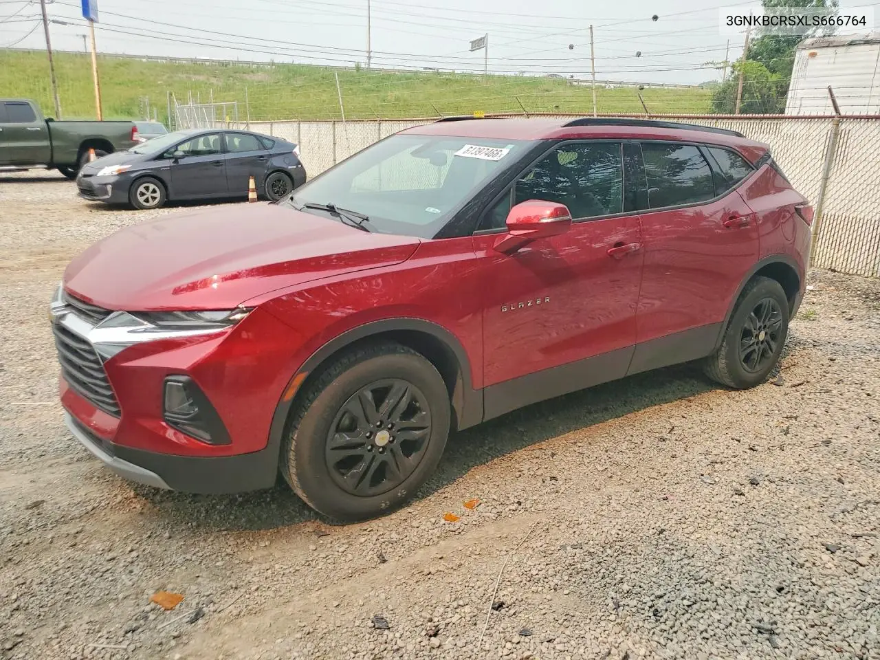2020 Chevrolet Blazer 2Lt VIN: 3GNKBCRSXLS666764 Lot: 61397466