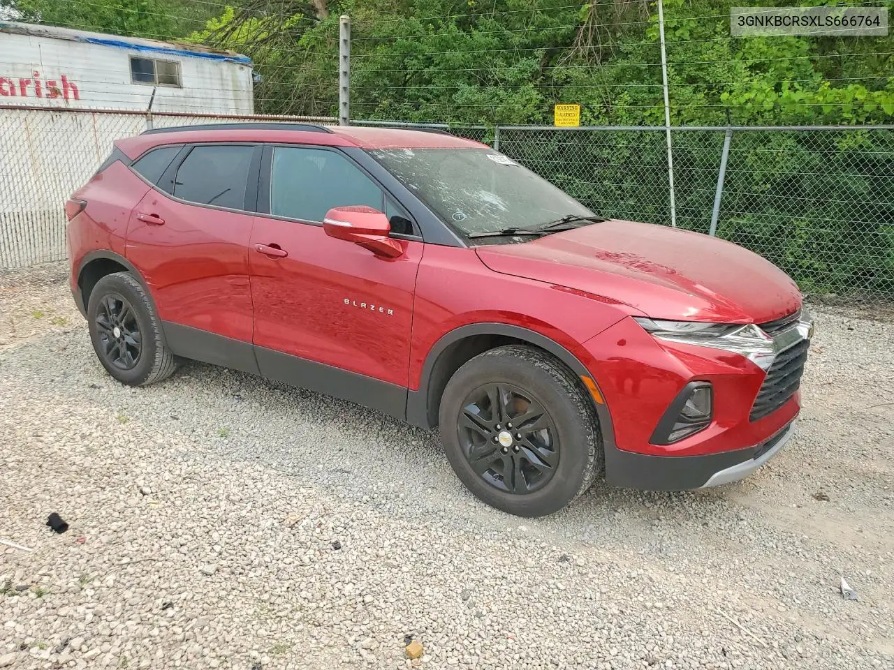 2020 Chevrolet Blazer 2Lt VIN: 3GNKBCRSXLS666764 Lot: 61397466
