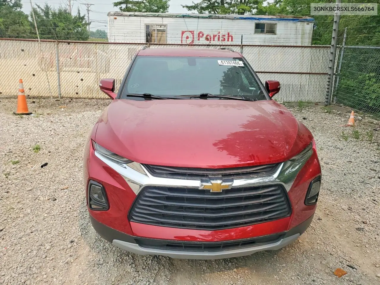 2020 Chevrolet Blazer 2Lt VIN: 3GNKBCRSXLS666764 Lot: 61397466