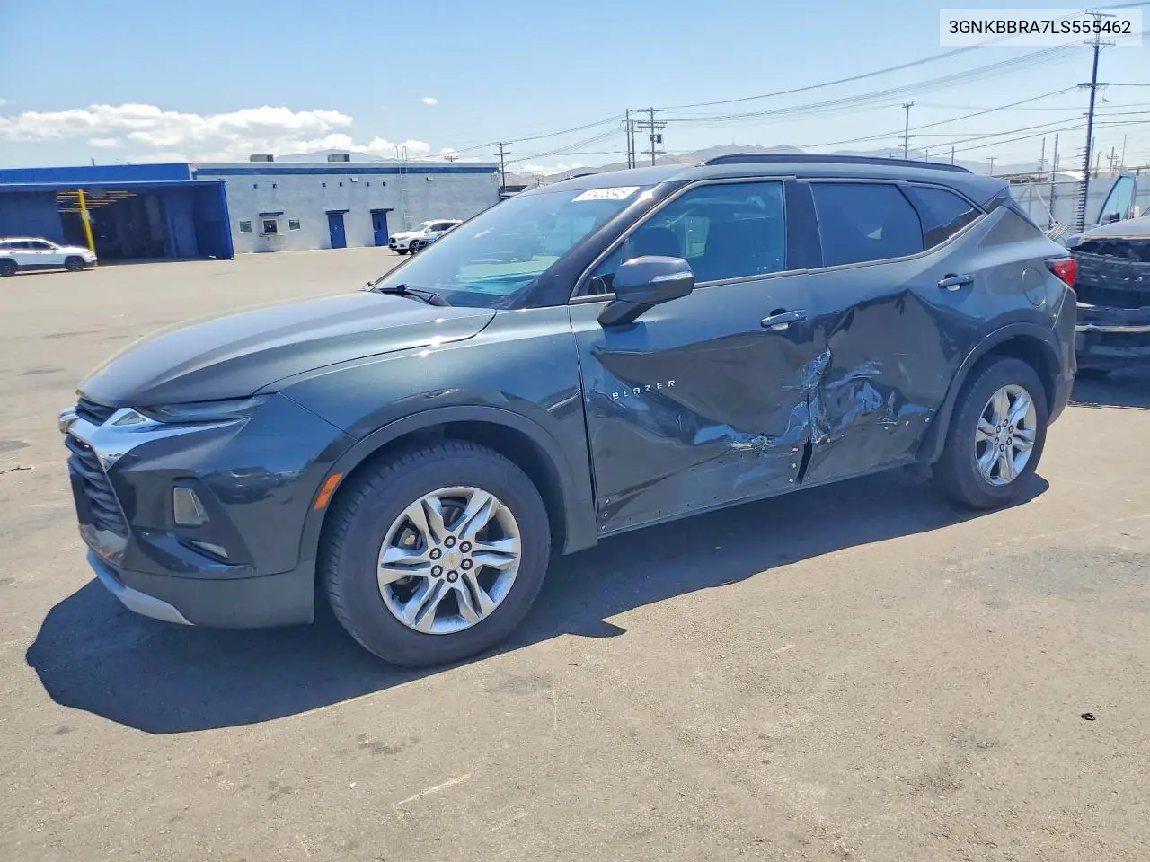 2020 Chevrolet Blazer 1Lt VIN: 3GNKBBRA7LS555462 Lot: 61408346