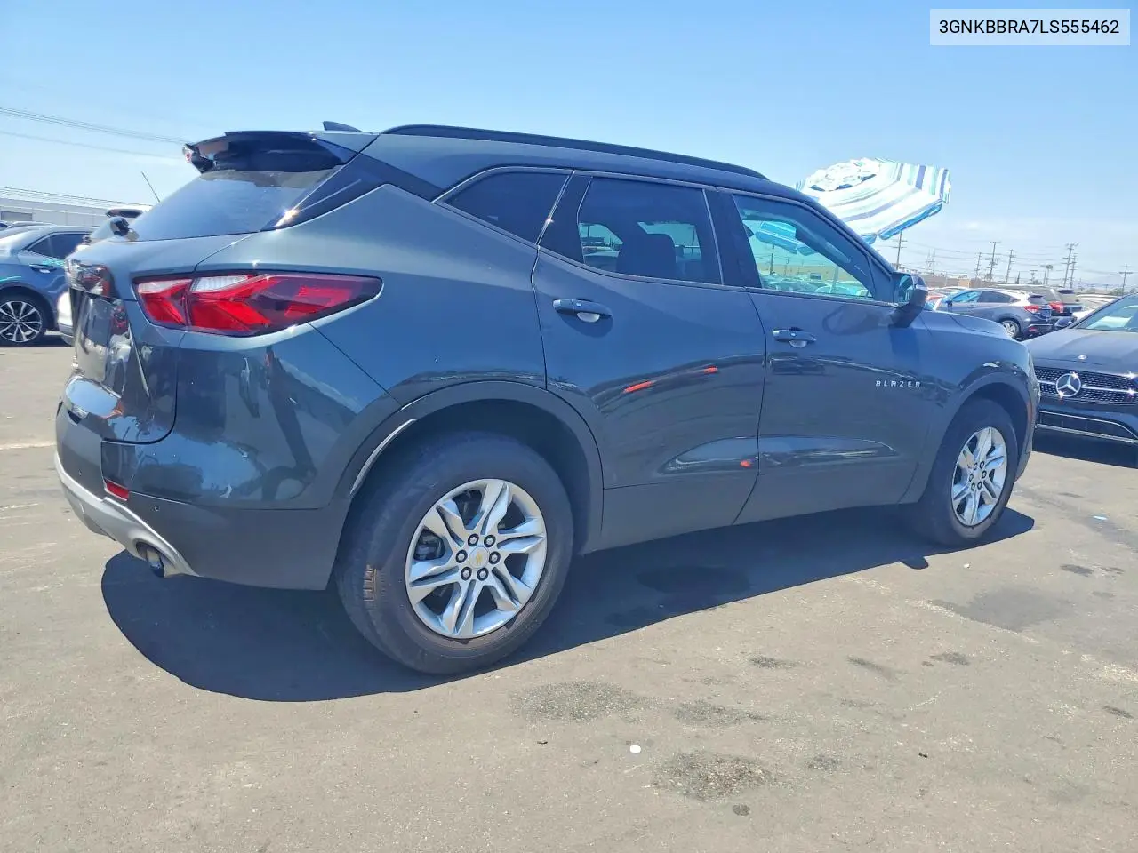 2020 Chevrolet Blazer 1Lt VIN: 3GNKBBRA7LS555462 Lot: 61408346