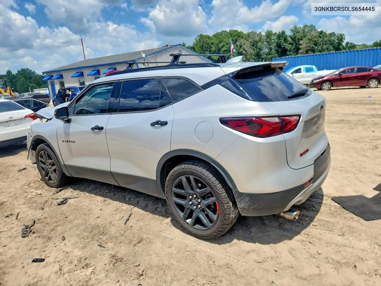 2020 Chevrolet Blazer 2Lt VIN: 3GNKBCRS0LS654445 Lot: 61484206