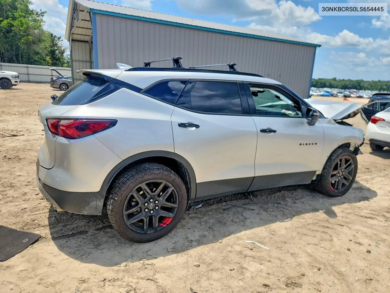 2020 Chevrolet Blazer 2Lt VIN: 3GNKBCRS0LS654445 Lot: 61484206