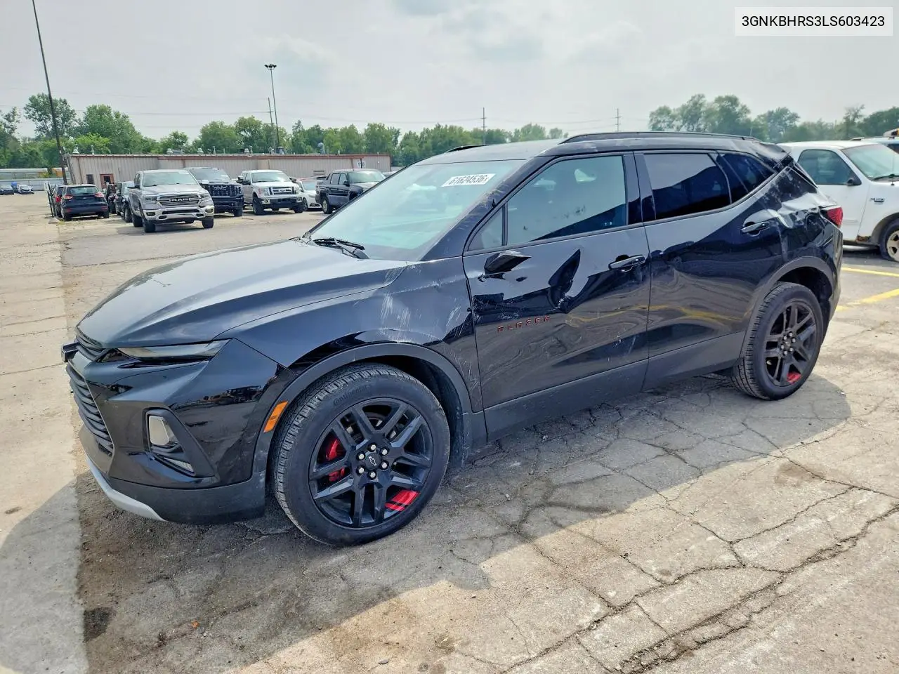 2020 Chevrolet Blazer 2Lt VIN: 3GNKBHRS3LS603423 Lot: 61624536