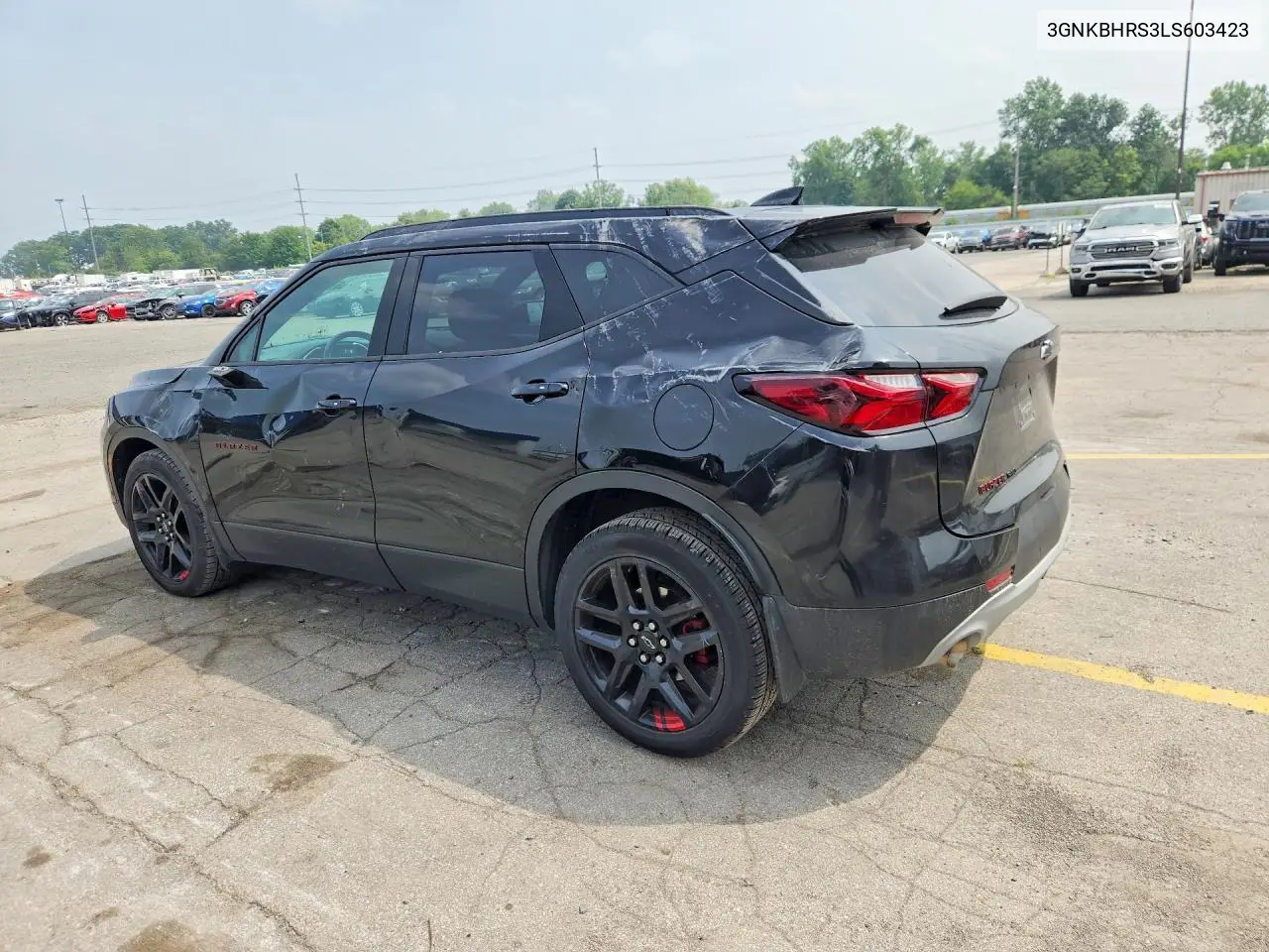2020 Chevrolet Blazer 2Lt VIN: 3GNKBHRS3LS603423 Lot: 61624536