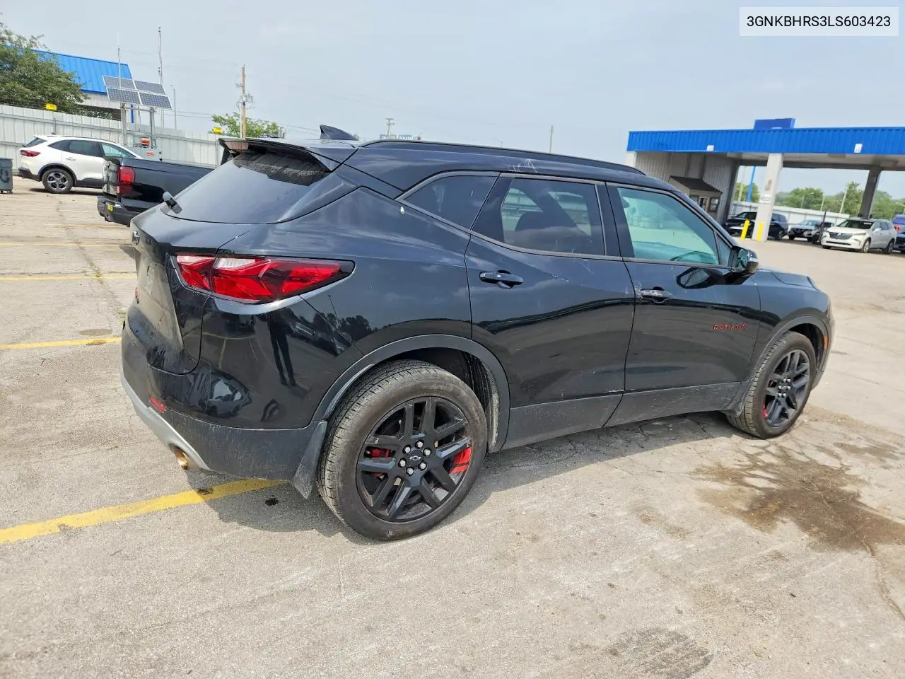 2020 Chevrolet Blazer 2Lt VIN: 3GNKBHRS3LS603423 Lot: 61624536