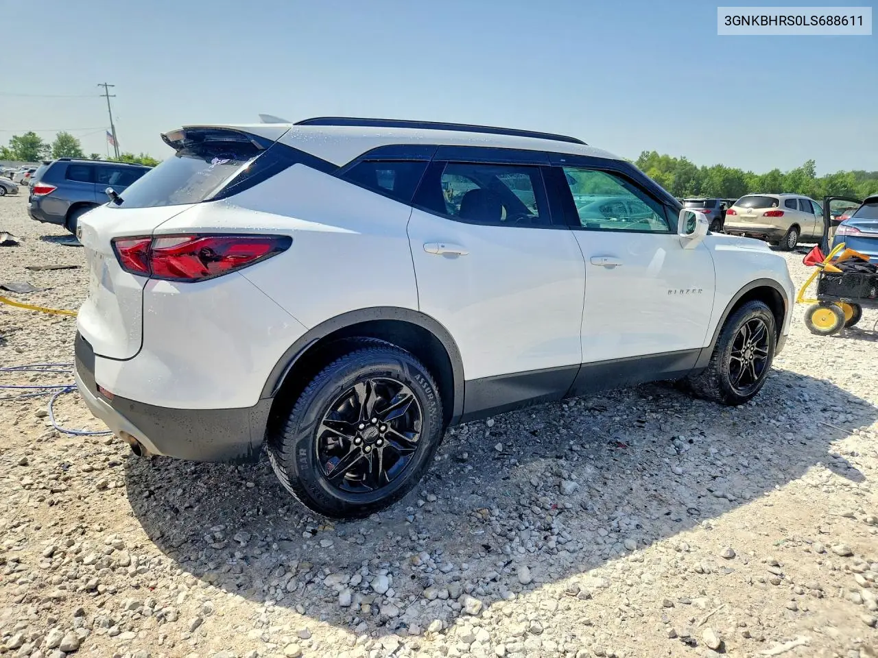 2020 Chevrolet Blazer 2Lt VIN: 3GNKBHRS0LS688611 Lot: 76294185
