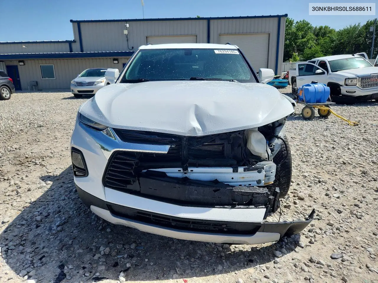 2020 Chevrolet Blazer 2Lt VIN: 3GNKBHRS0LS688611 Lot: 76294185