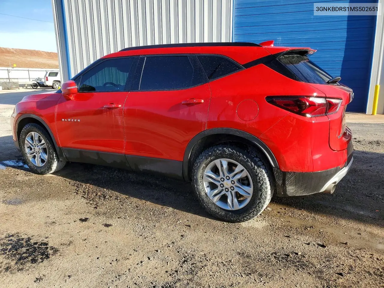 2021 Chevrolet Blazer 3Lt VIN: 3GNKBDRS1MS502651 Lot: 45677106