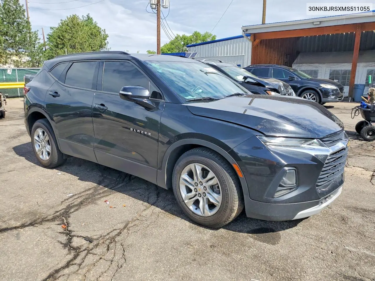 2021 Chevrolet Blazer 3Lt VIN: 3GNKBJRSXMS511055 Lot: 55502996