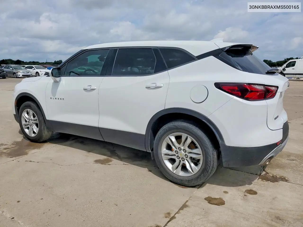 2021 Chevrolet Blazer 1Lt VIN: 3GNKBBRAXMS500165 Lot: 55719846