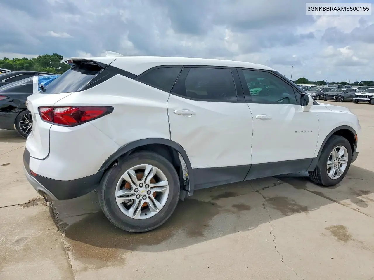 2021 Chevrolet Blazer 1Lt VIN: 3GNKBBRAXMS500165 Lot: 55719846