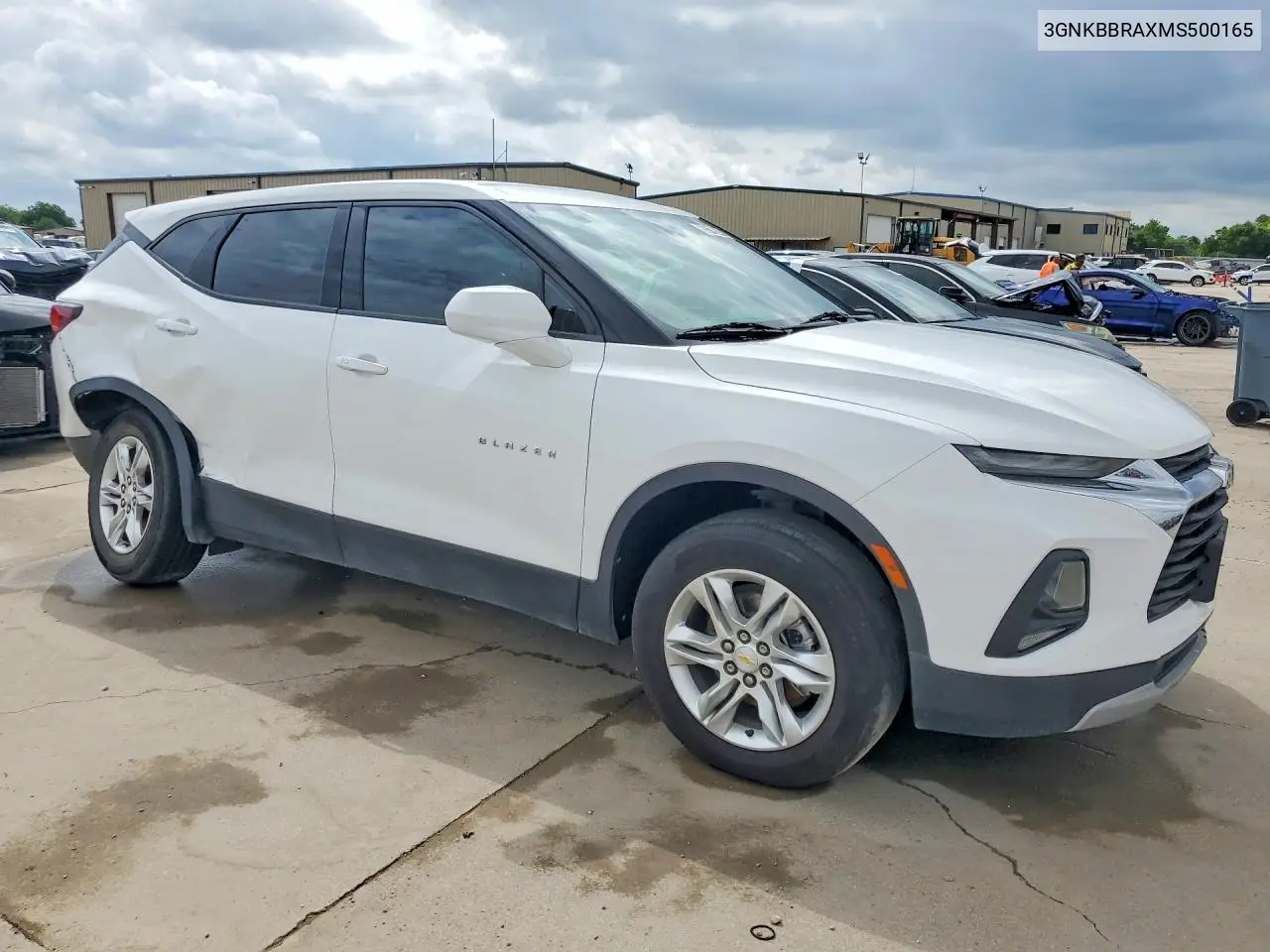 2021 Chevrolet Blazer 1Lt VIN: 3GNKBBRAXMS500165 Lot: 55719846