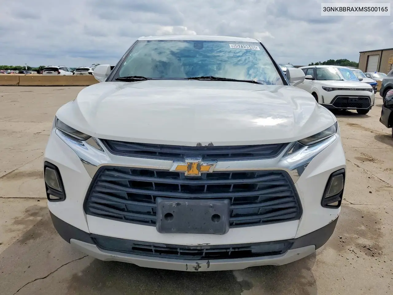 2021 Chevrolet Blazer 1Lt VIN: 3GNKBBRAXMS500165 Lot: 55719846