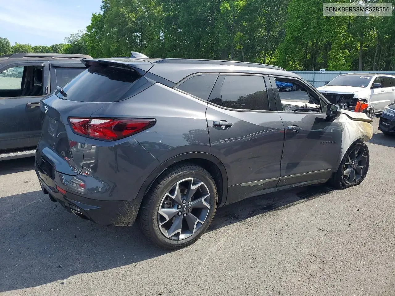 2021 Chevrolet Blazer VIN: 3GNKBERS8MS528556 Lot: 56349536
