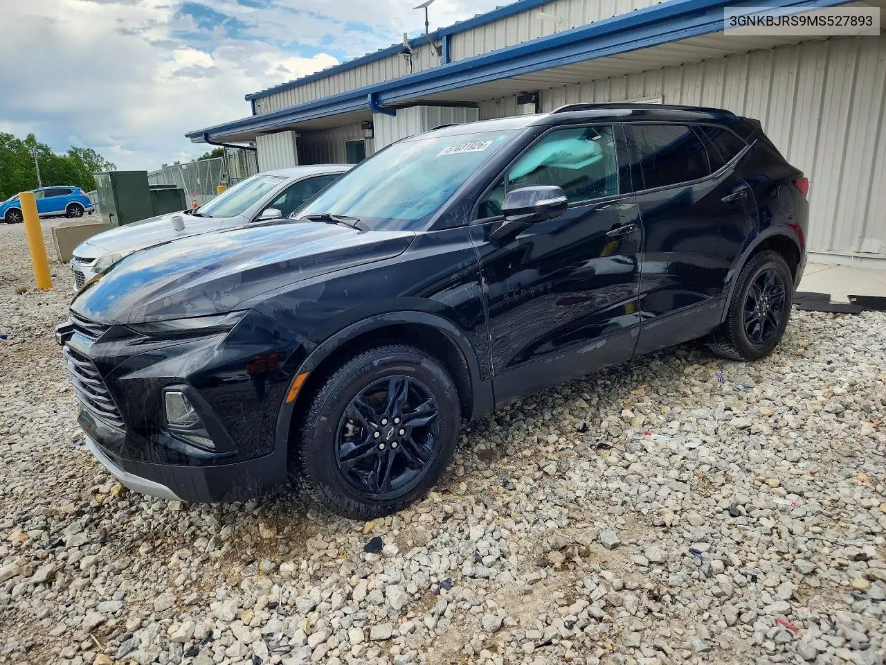 2021 Chevrolet Blazer 3Lt VIN: 3GNKBJRS9MS527893 Lot: 57031926