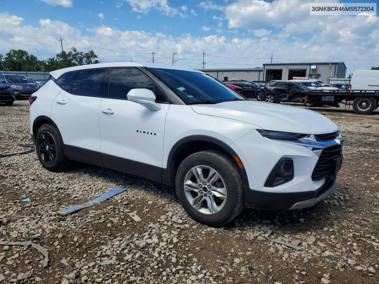2021 Chevrolet Blazer 2Lt VIN: 3GNKBCR46MS572304 Lot: 57351576