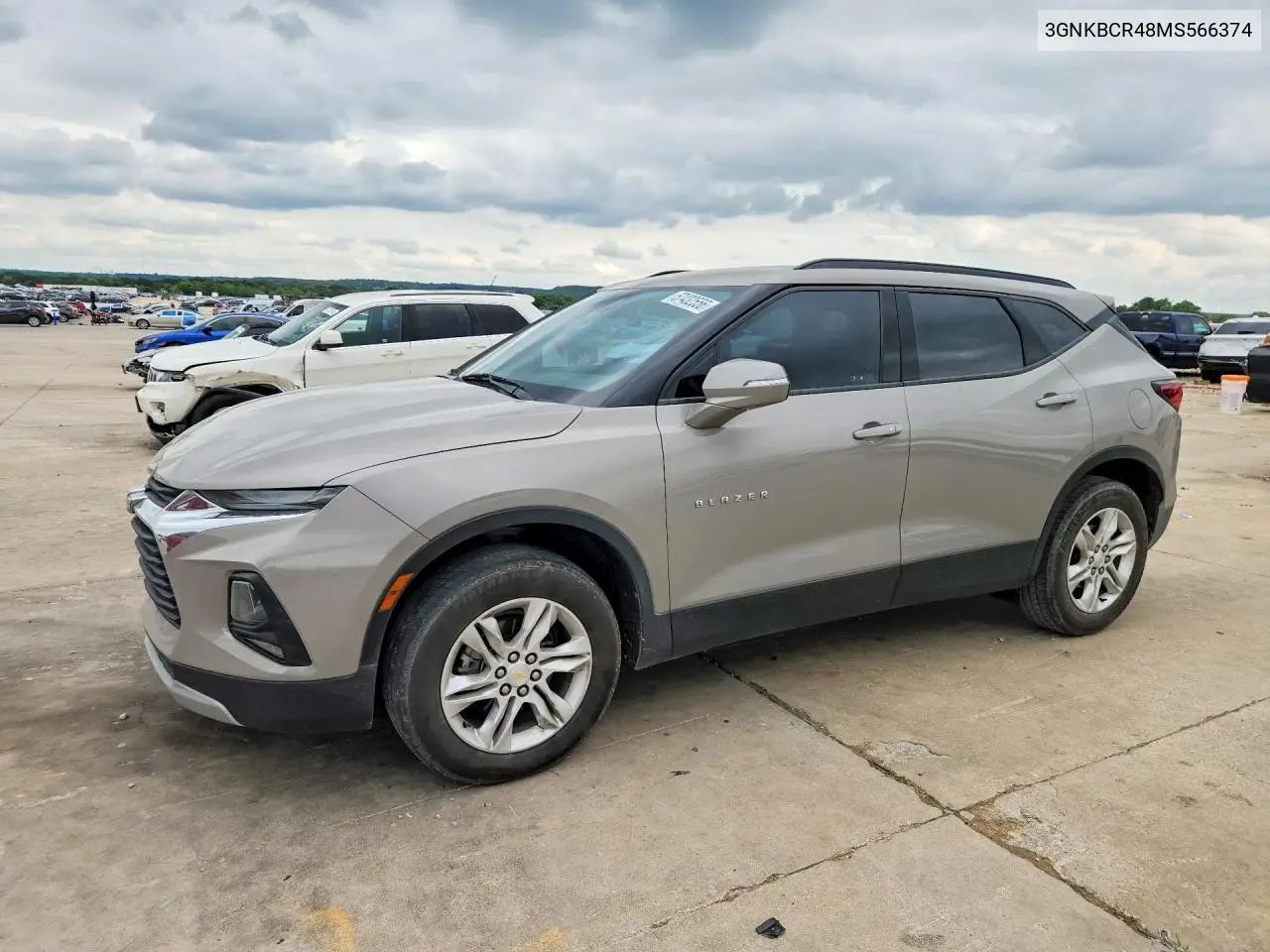 2021 Chevrolet Blazer 2Lt VIN: 3GNKBCR48MS566374 Lot: 57432556