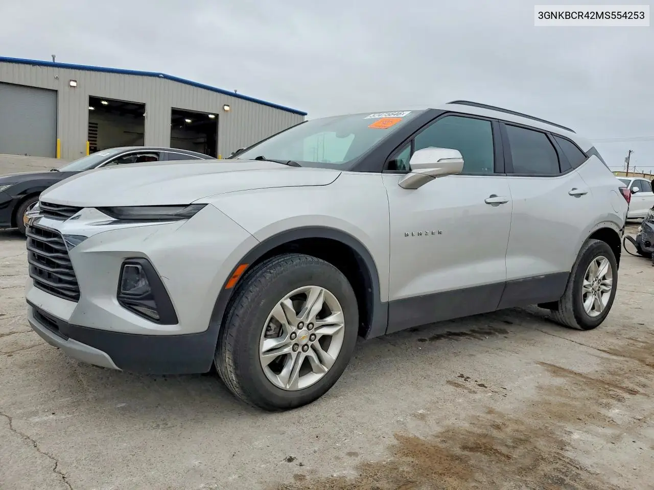 2021 Chevrolet Blazer 2Lt VIN: 3GNKBCR42MS554253 Lot: 57475646