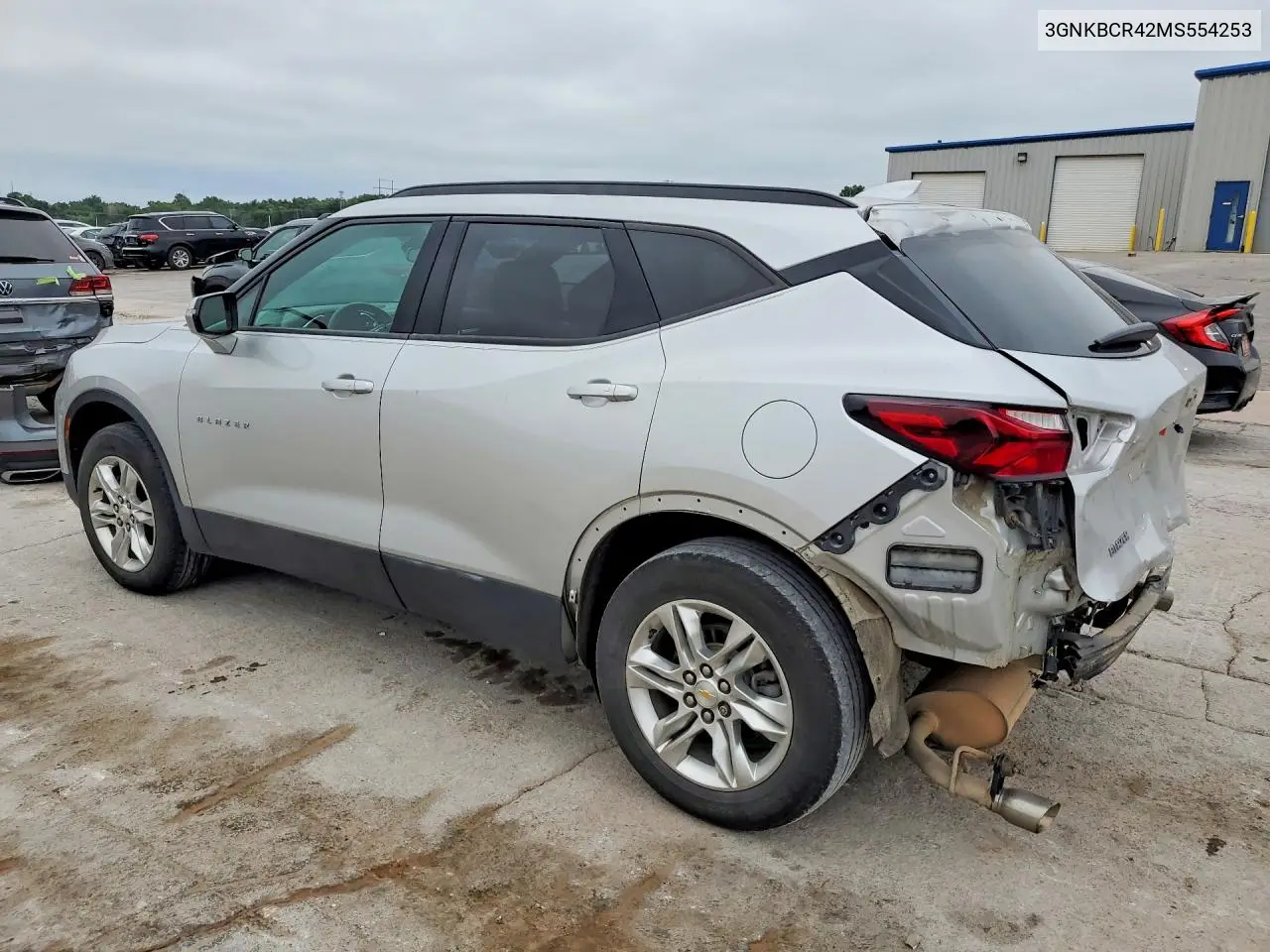 2021 Chevrolet Blazer 2Lt VIN: 3GNKBCR42MS554253 Lot: 57475646