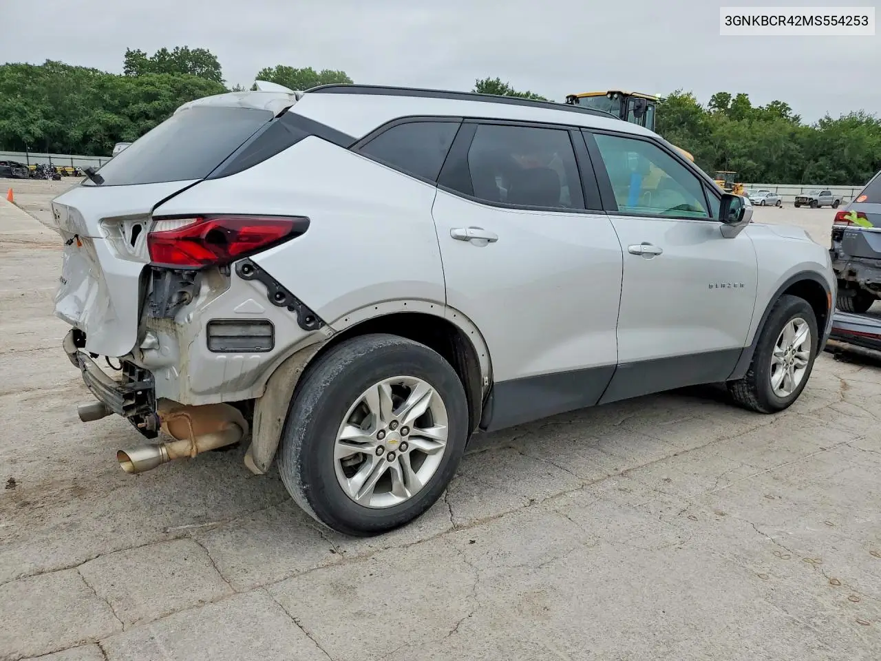 2021 Chevrolet Blazer 2Lt VIN: 3GNKBCR42MS554253 Lot: 57475646