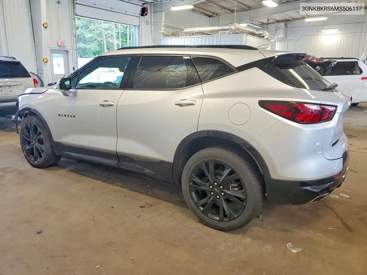 2021 Chevrolet Blazer Rs VIN: 3GNKBKRS6MS506117 Lot: 59299066
