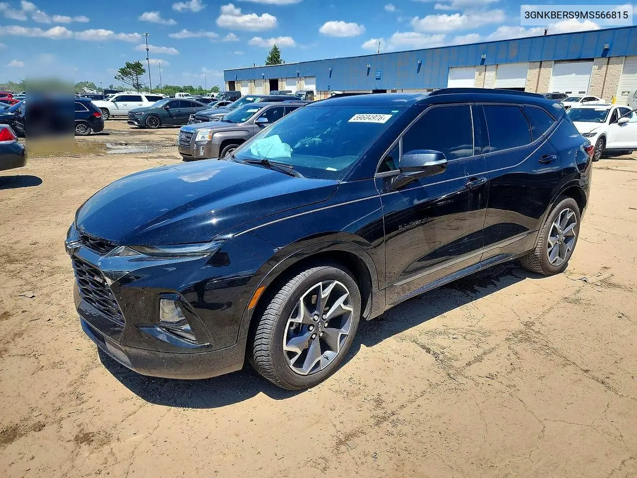 2021 Chevrolet Blazer Rs VIN: 3GNKBERS9MS566815 Lot: 59604976