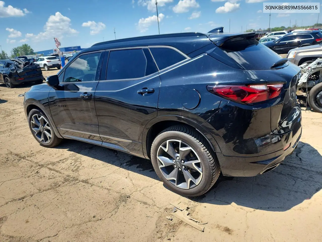 2021 Chevrolet Blazer Rs VIN: 3GNKBERS9MS566815 Lot: 59604976