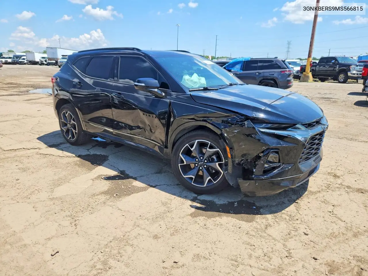 2021 Chevrolet Blazer Rs VIN: 3GNKBERS9MS566815 Lot: 59604976