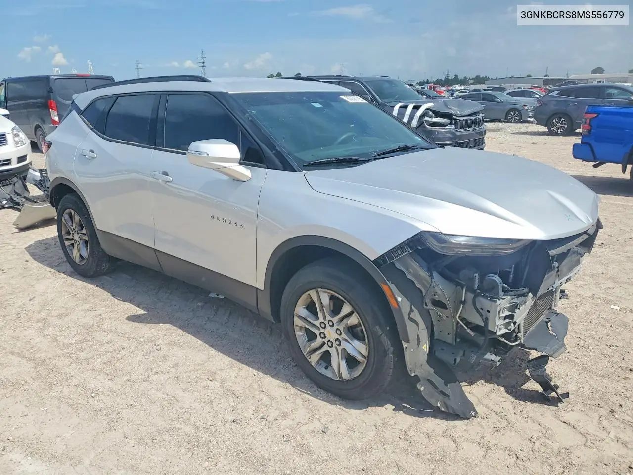 2021 Chevrolet Blazer 2Lt VIN: 3GNKBCRS8MS556779 Lot: 60036106