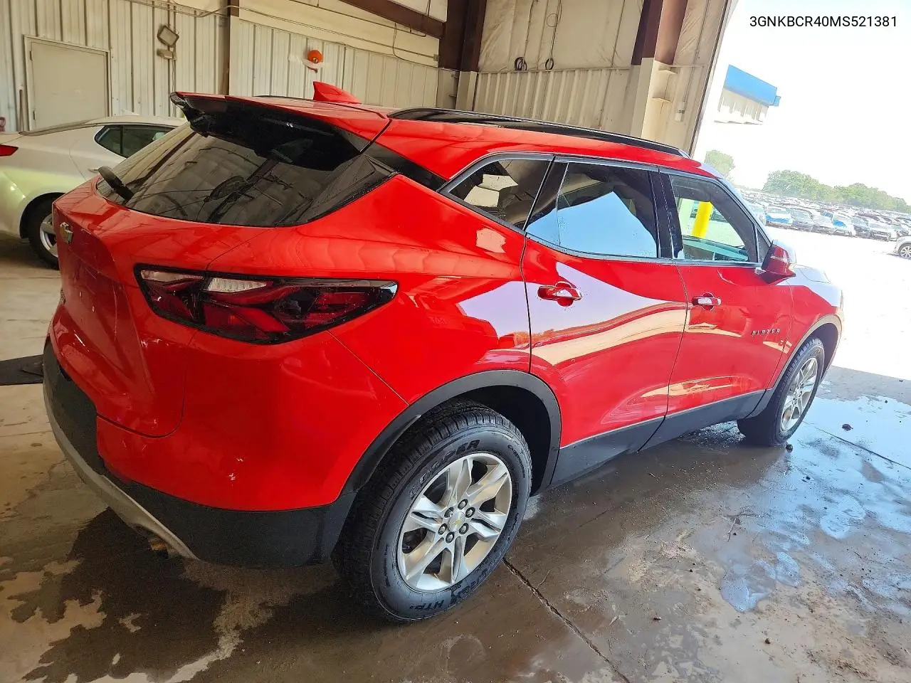 2021 Chevrolet Blazer 2Lt VIN: 3GNKBCR40MS521381 Lot: 60456536
