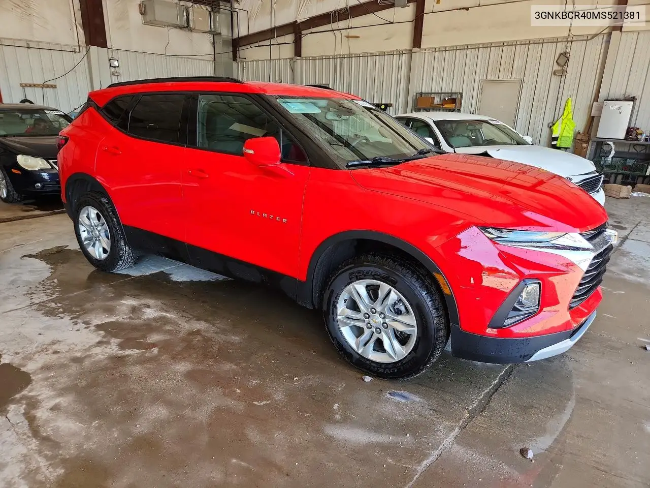 2021 Chevrolet Blazer 2Lt VIN: 3GNKBCR40MS521381 Lot: 60456536