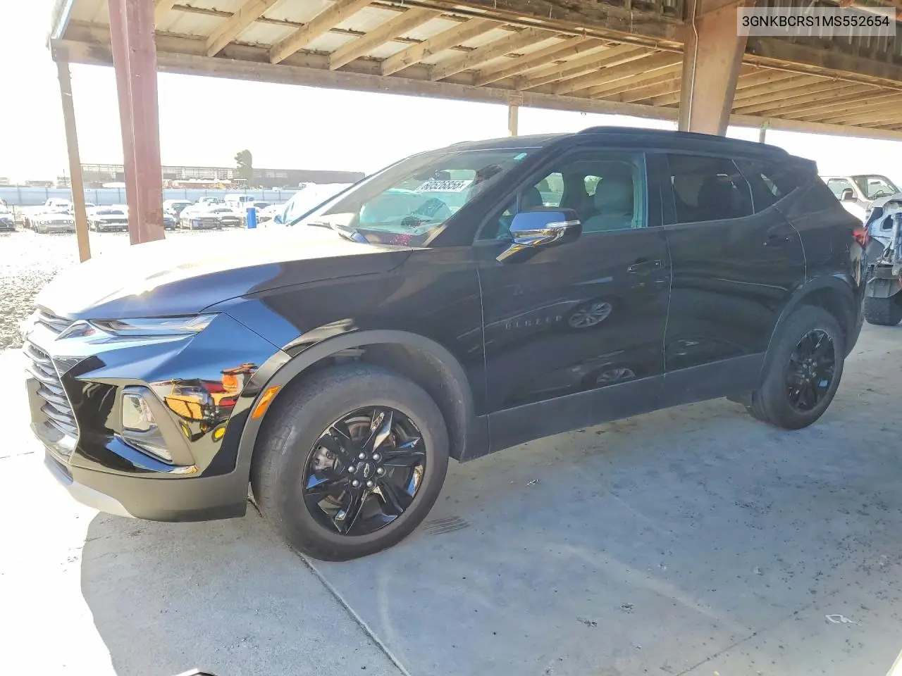 2021 Chevrolet Blazer 2Lt VIN: 3GNKBCRS1MS552654 Lot: 60526856