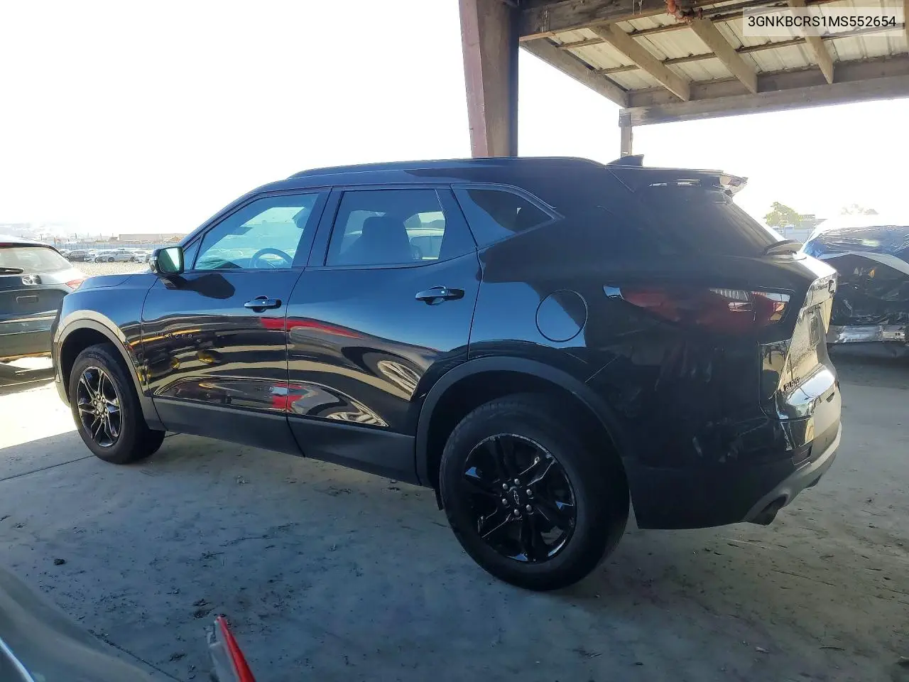 2021 Chevrolet Blazer 2Lt VIN: 3GNKBCRS1MS552654 Lot: 60526856