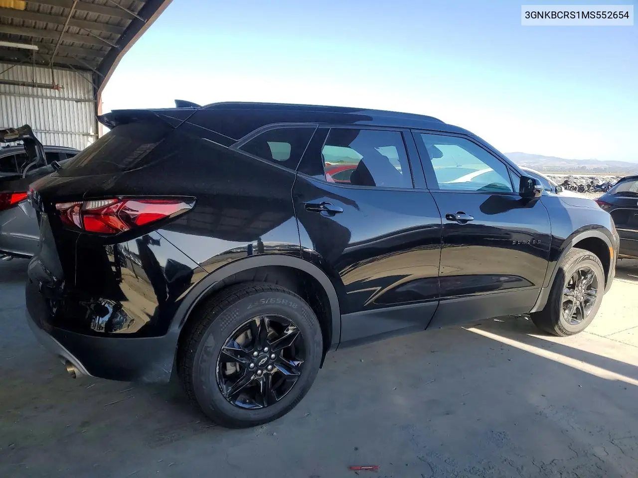 2021 Chevrolet Blazer 2Lt VIN: 3GNKBCRS1MS552654 Lot: 60526856
