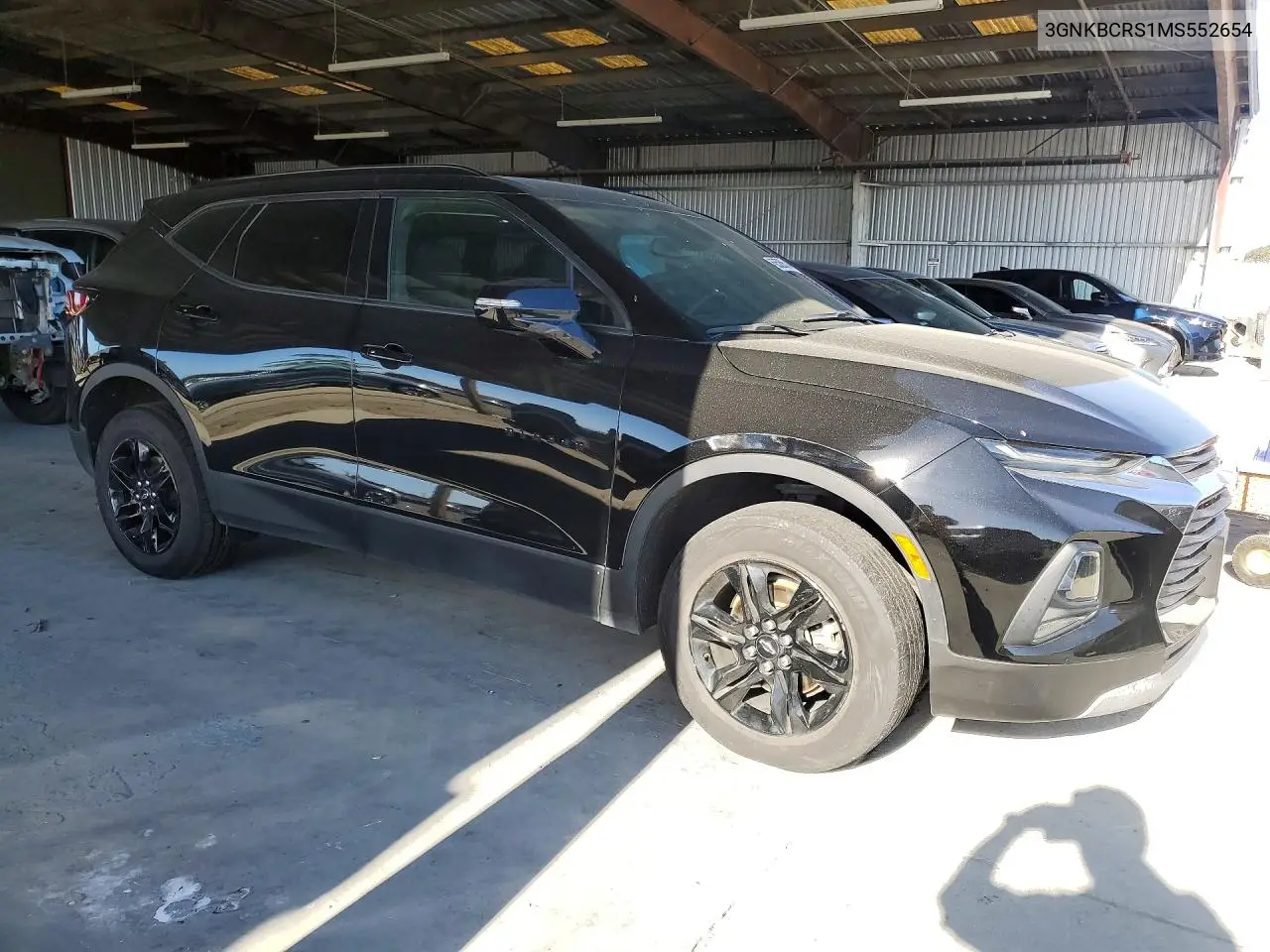 2021 Chevrolet Blazer 2Lt VIN: 3GNKBCRS1MS552654 Lot: 60526856