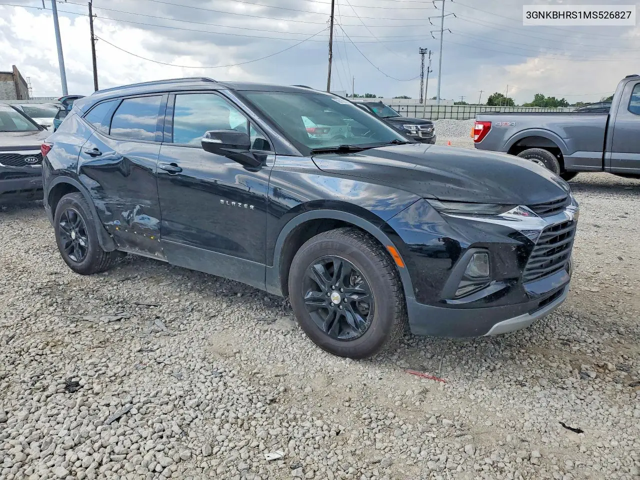 2021 Chevrolet Blazer 2Lt VIN: 3GNKBHRS1MS526827 Lot: 60615916
