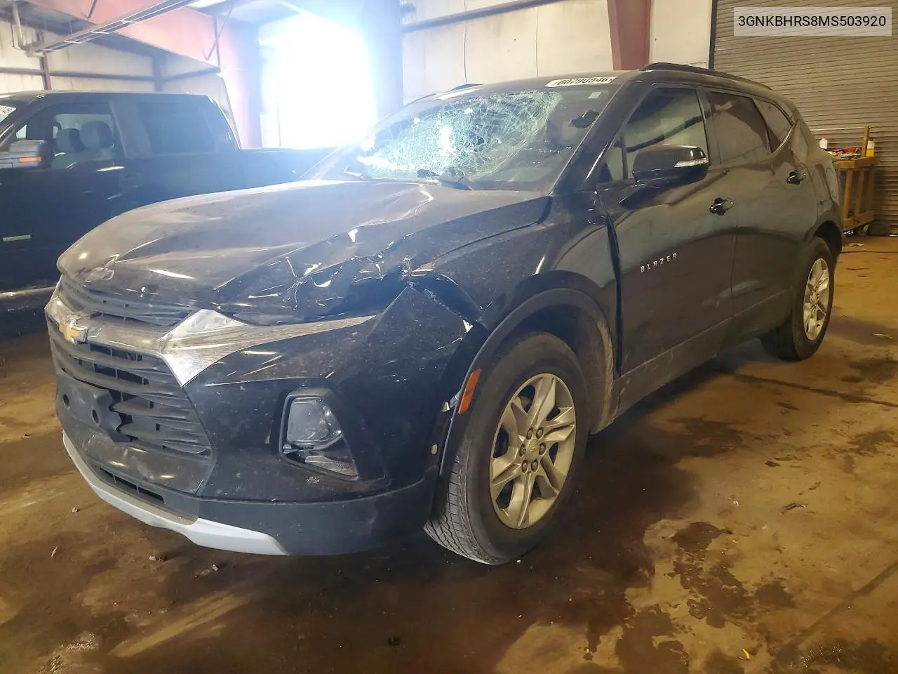 2021 Chevrolet Blazer 2Lt VIN: 3GNKBHRS8MS503920 Lot: 60790546