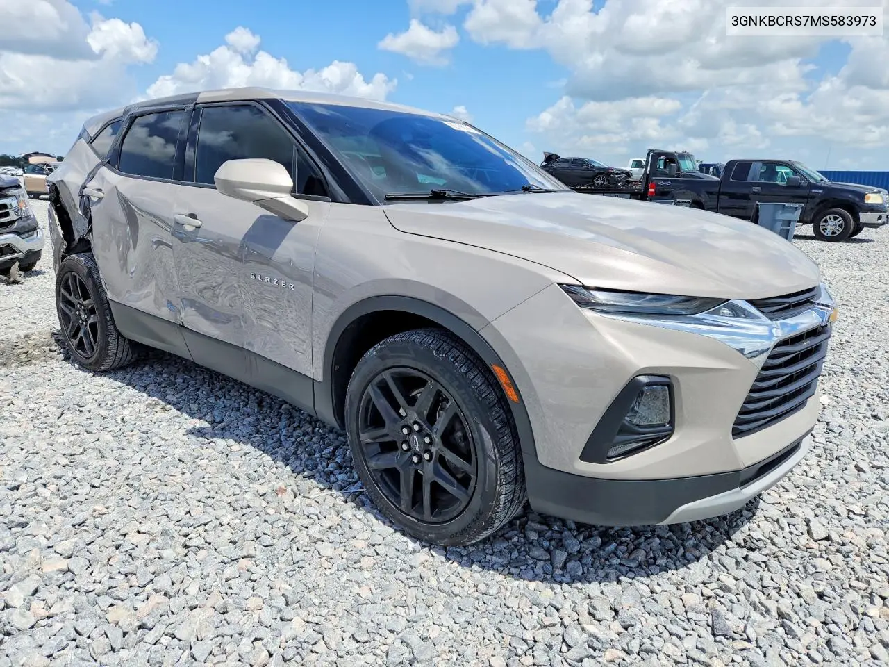 2021 Chevrolet Blazer 2Lt VIN: 3GNKBCRS7MS583973 Lot: 60795026