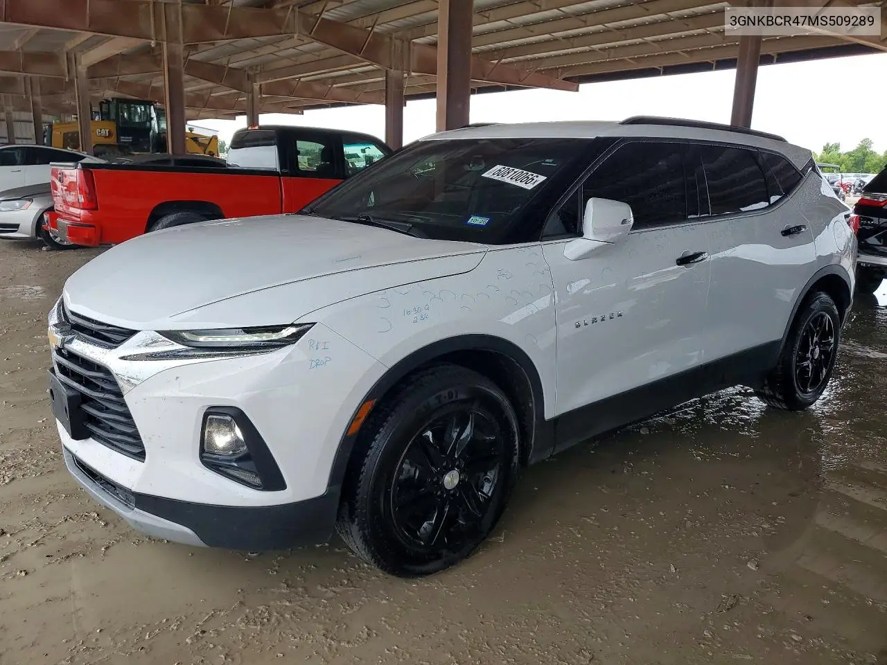 2021 Chevrolet Blazer 2Lt VIN: 3GNKBCR47MS509289 Lot: 60810066