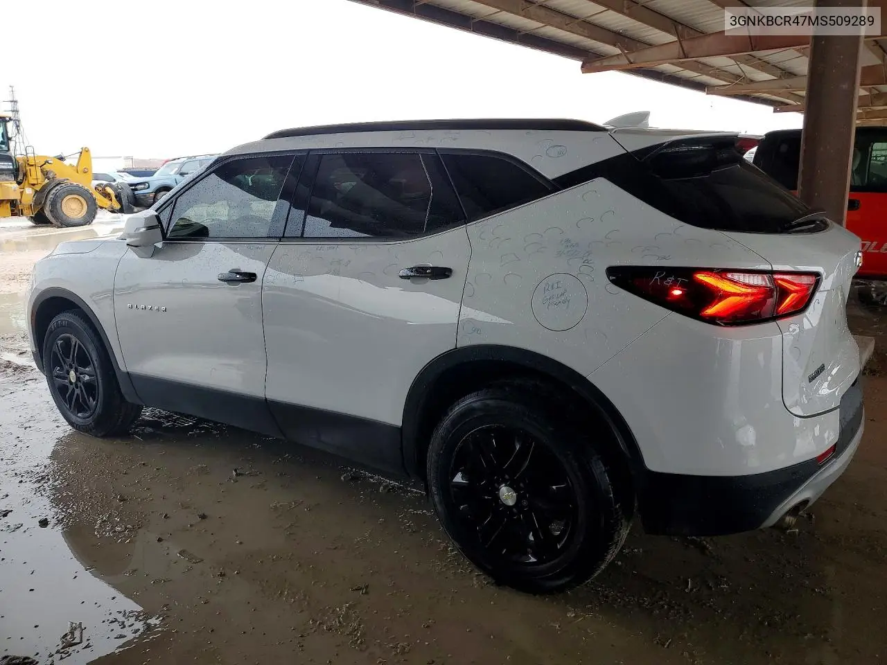 2021 Chevrolet Blazer 2Lt VIN: 3GNKBCR47MS509289 Lot: 60810066