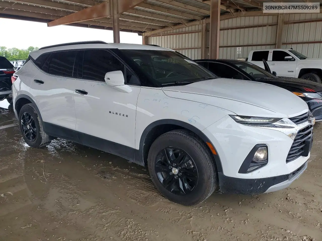 2021 Chevrolet Blazer 2Lt VIN: 3GNKBCR47MS509289 Lot: 60810066